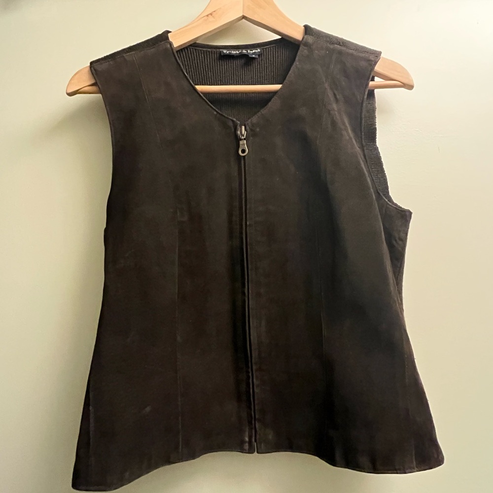 Suede Western Vest
